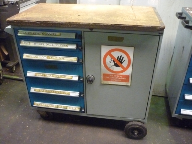 Mobile Cabinet with CNC Tooling