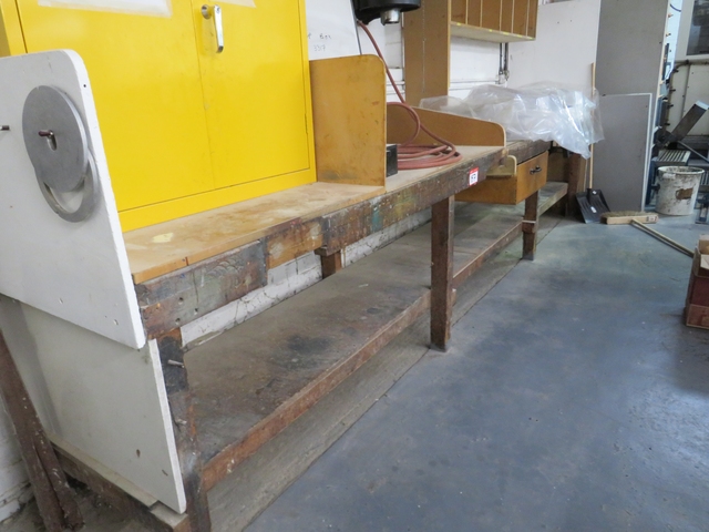 Woodworking Bench 4.1m x 800mm