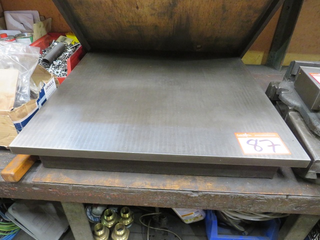 Steelplate: 610 x 610mm