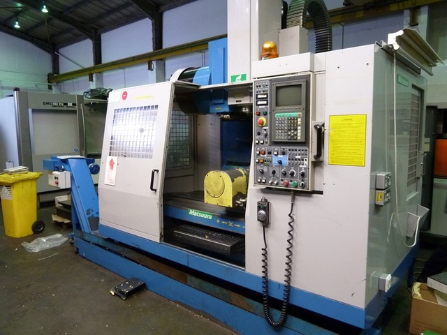 Matsuura MC 800 VF Vertical Machining Centre & Nikken 5AX 200II HYA 4th& 5th Axis Unit
