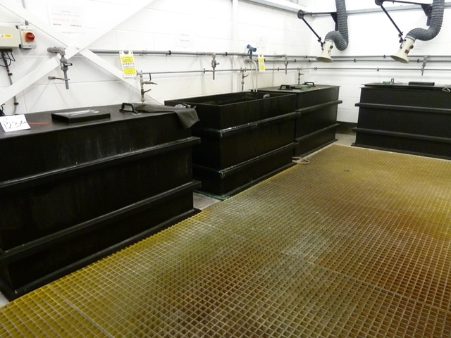 Pickling Plant Consisting of 7 Tanks