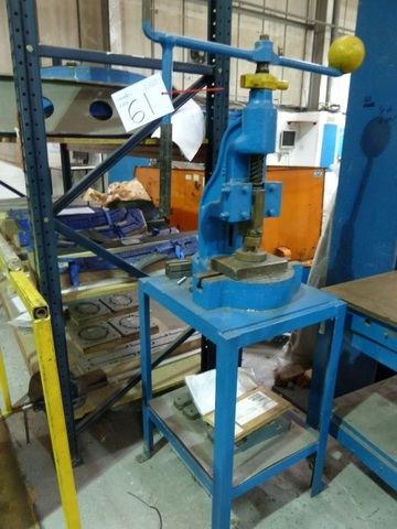 Sweeney & Blocksidge No. 4 Fly Press