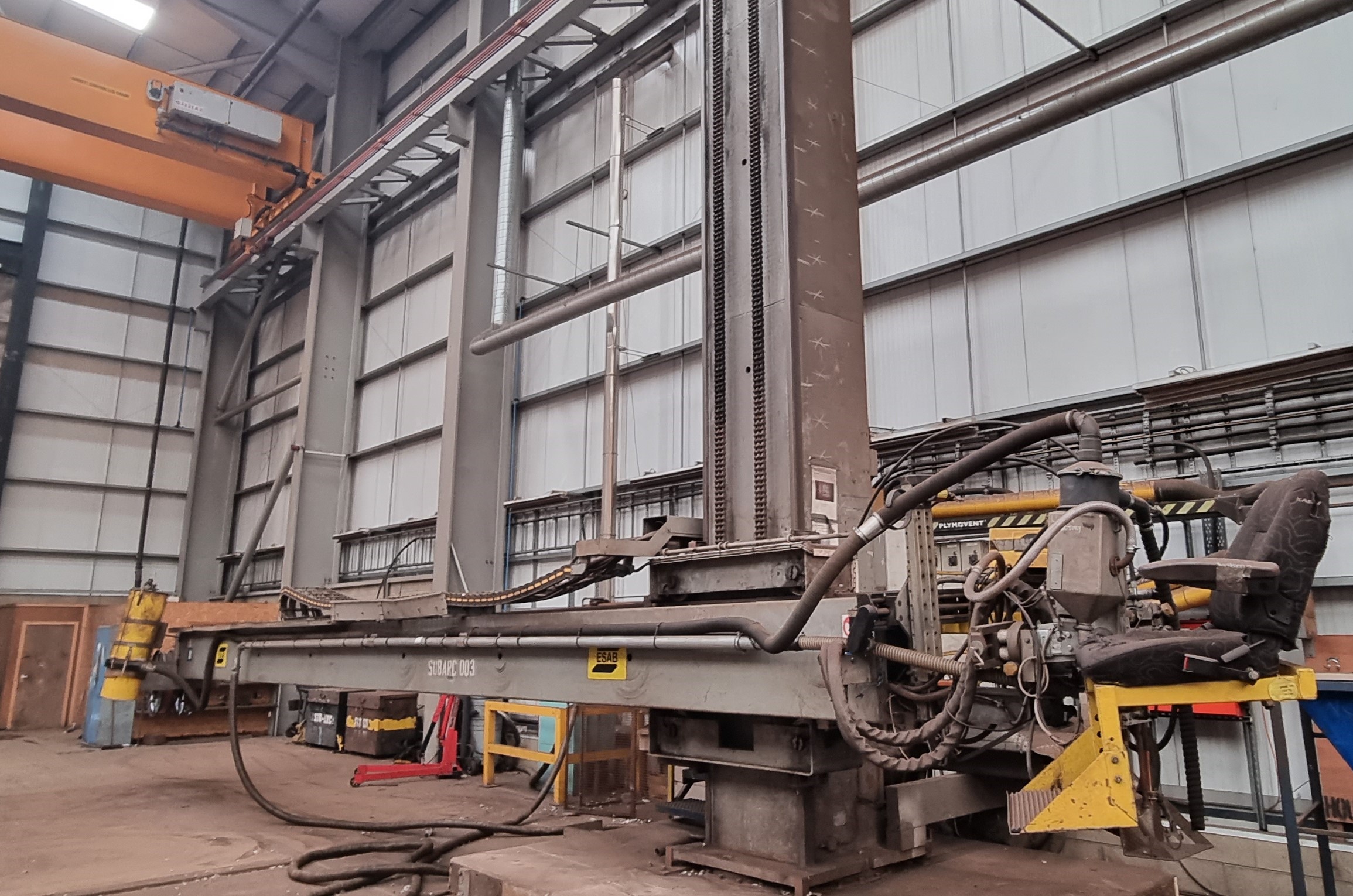 ESAB Colum ; Boom Sub-Arc Welding Plant