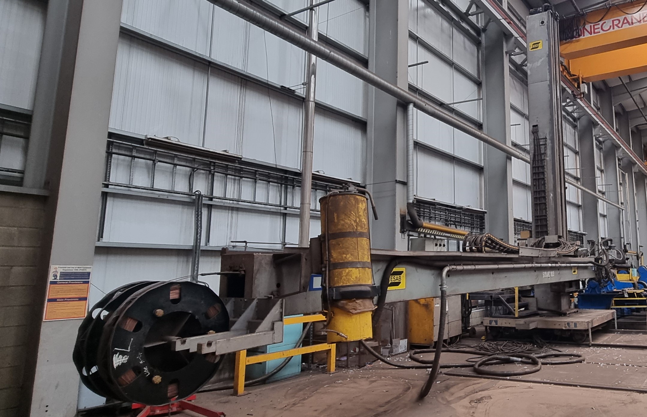 ESAB Colum ; Boom Sub-Arc Welding Plant