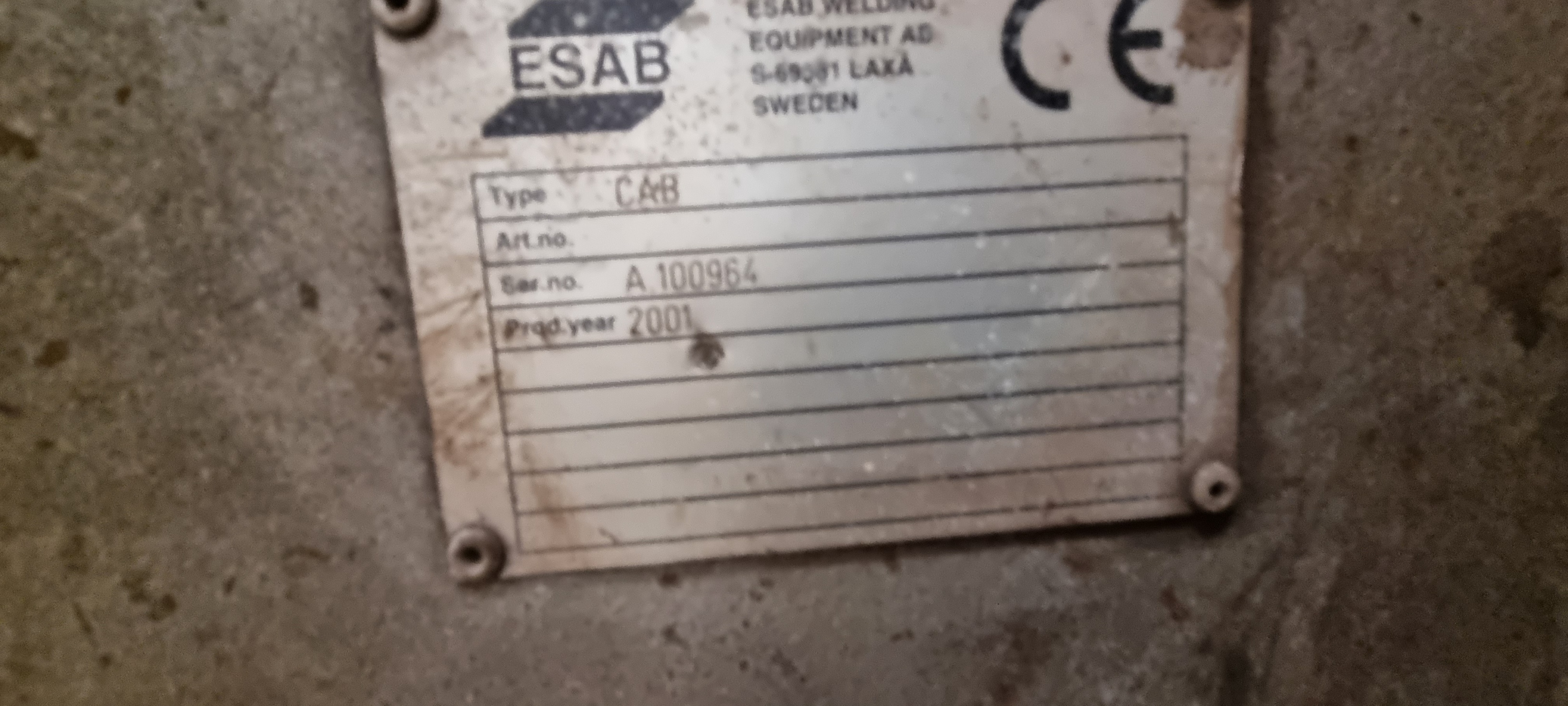 ESAB Colum ; Boom Sub-Arc Welding Plant