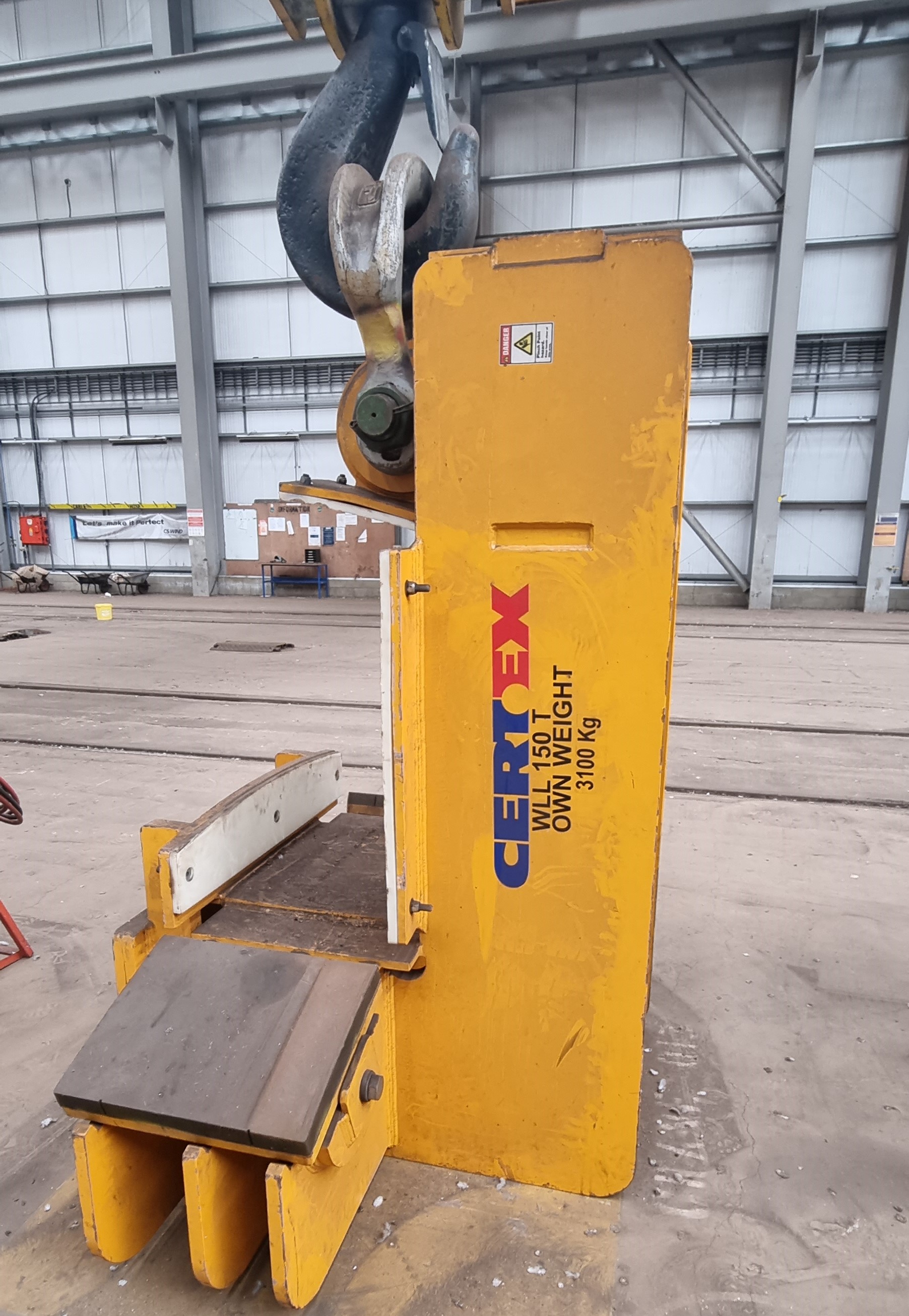 Certex 150 ton Lifting J Hook