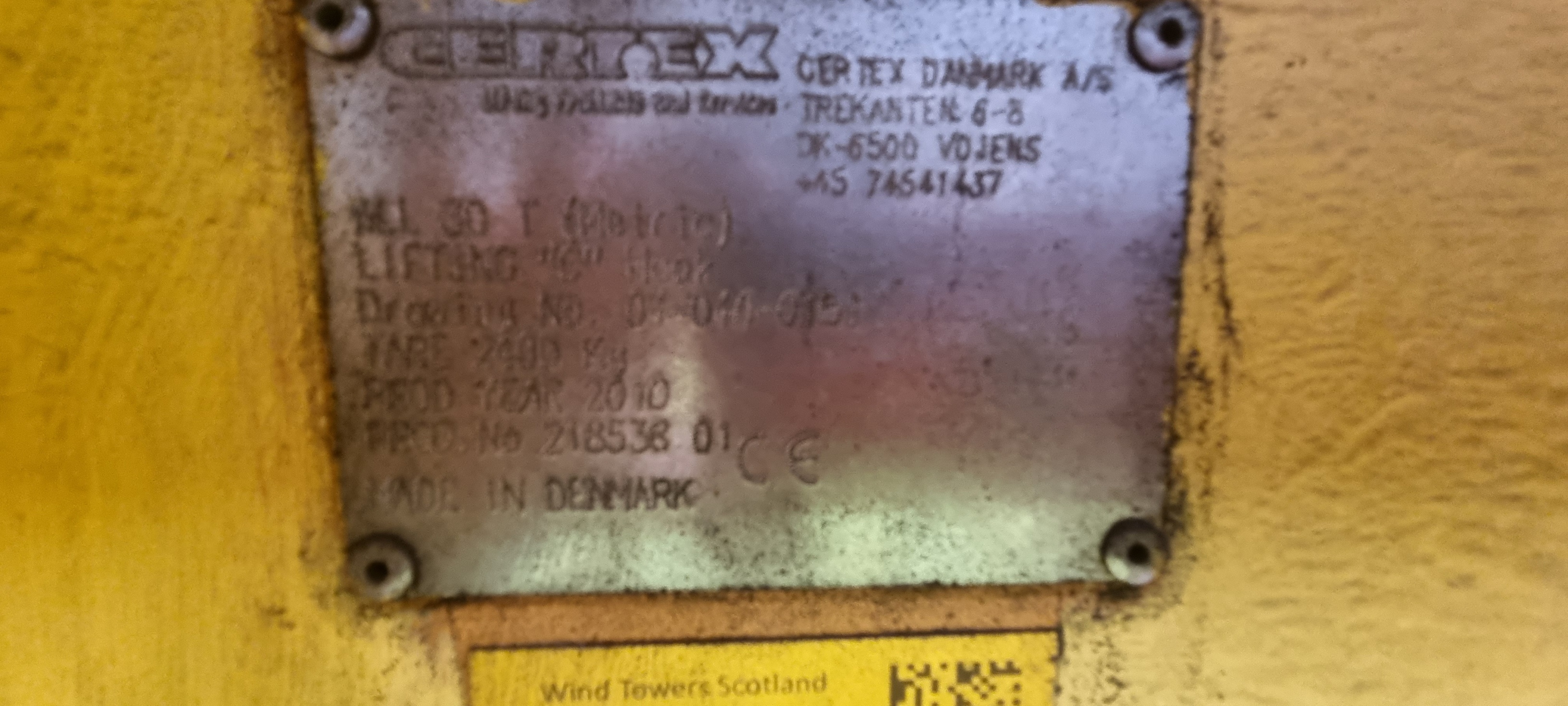 Certex 30 ton Lifting C Hook