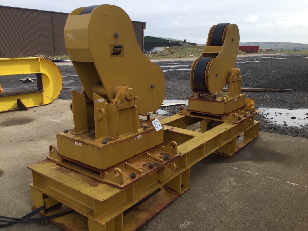 Esab SD40 Powered Rotator of 20 MT Capacity with Idler