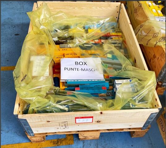 Box of assorted tooling