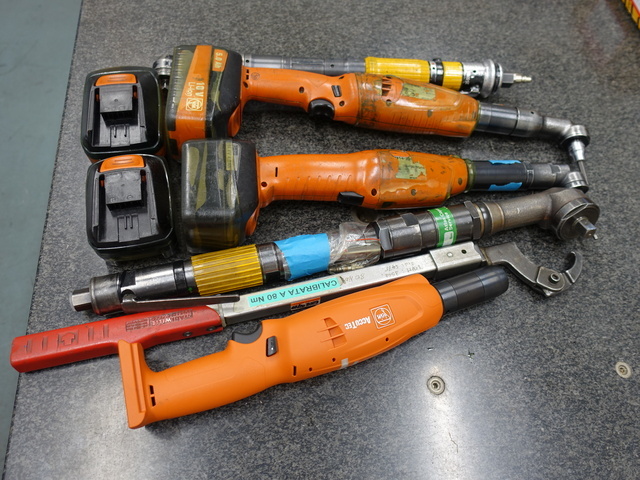 Assorted battery and air tools