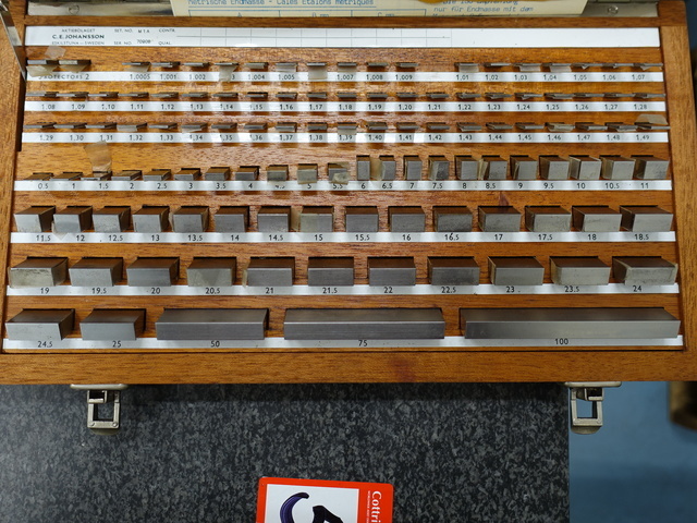 C.E.Johansson Slip Gauges