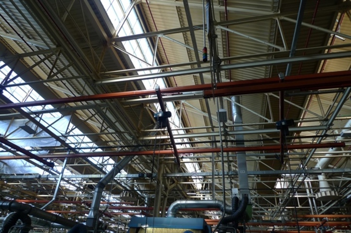 Demag Chain hoists with KBK monorail systems