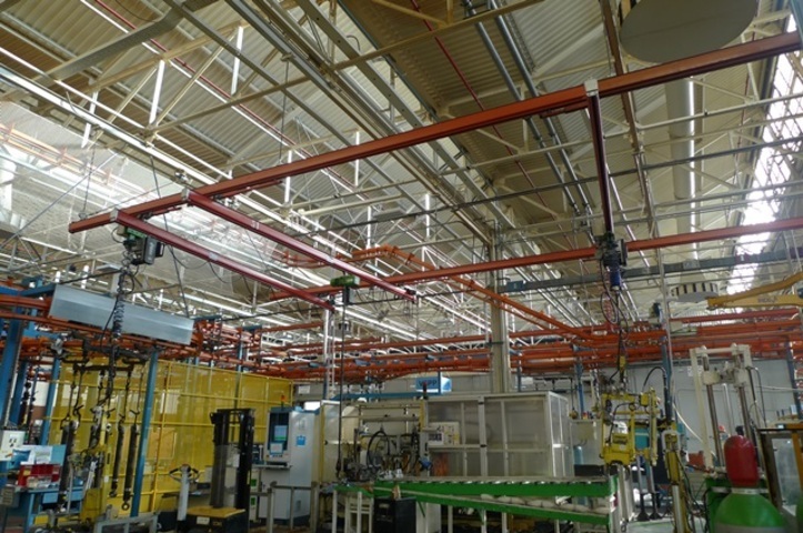 Indeva 2ALOR Cylinder lifting manipulator grabs