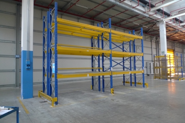 BFTM Pallet racking, 3 tier, 7 bays