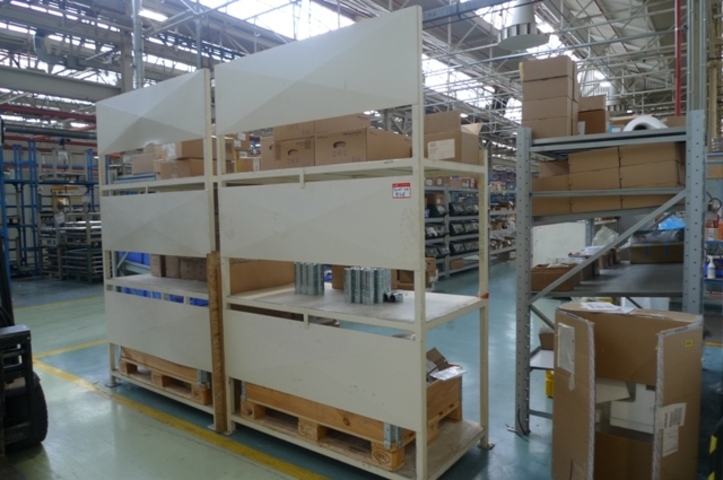 Assorted workshop racks (Qty 15) (Does not include contents)