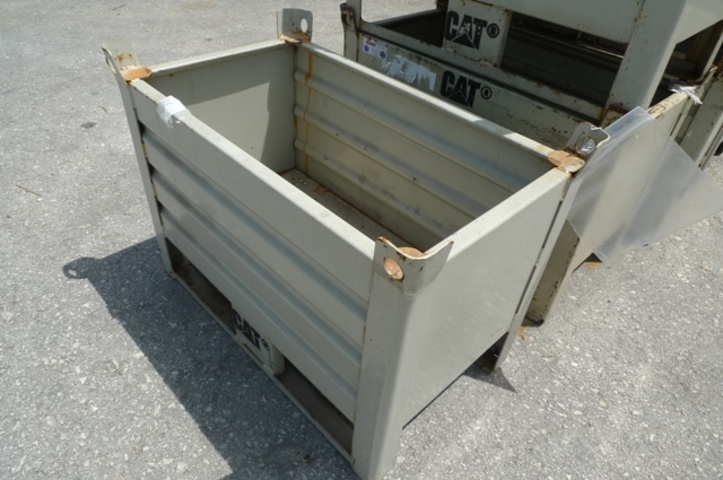 Steel stacking storage bins