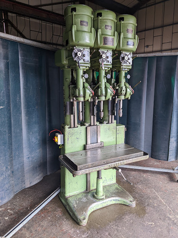 Herbert 3 in-line Pillar Drill
