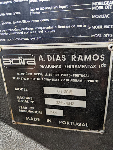 Adira Pressbrake Mod.QH3015