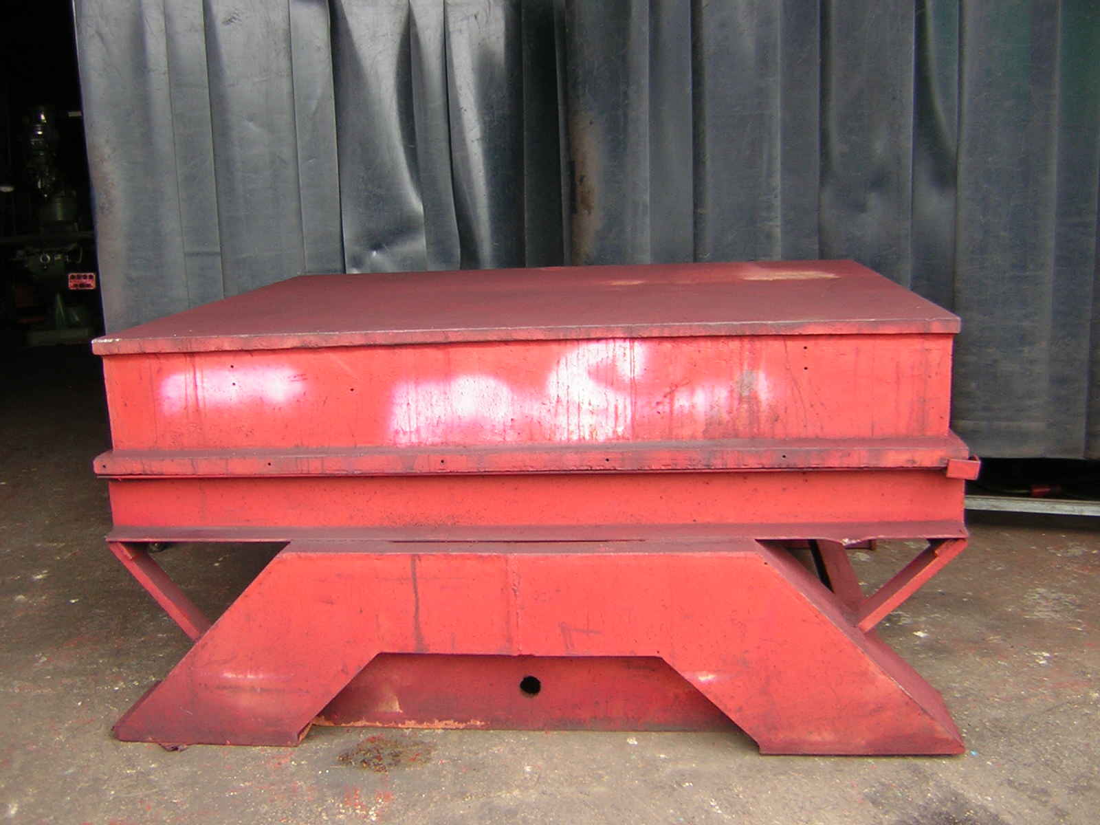 Steel Table, 6ft x 5ft