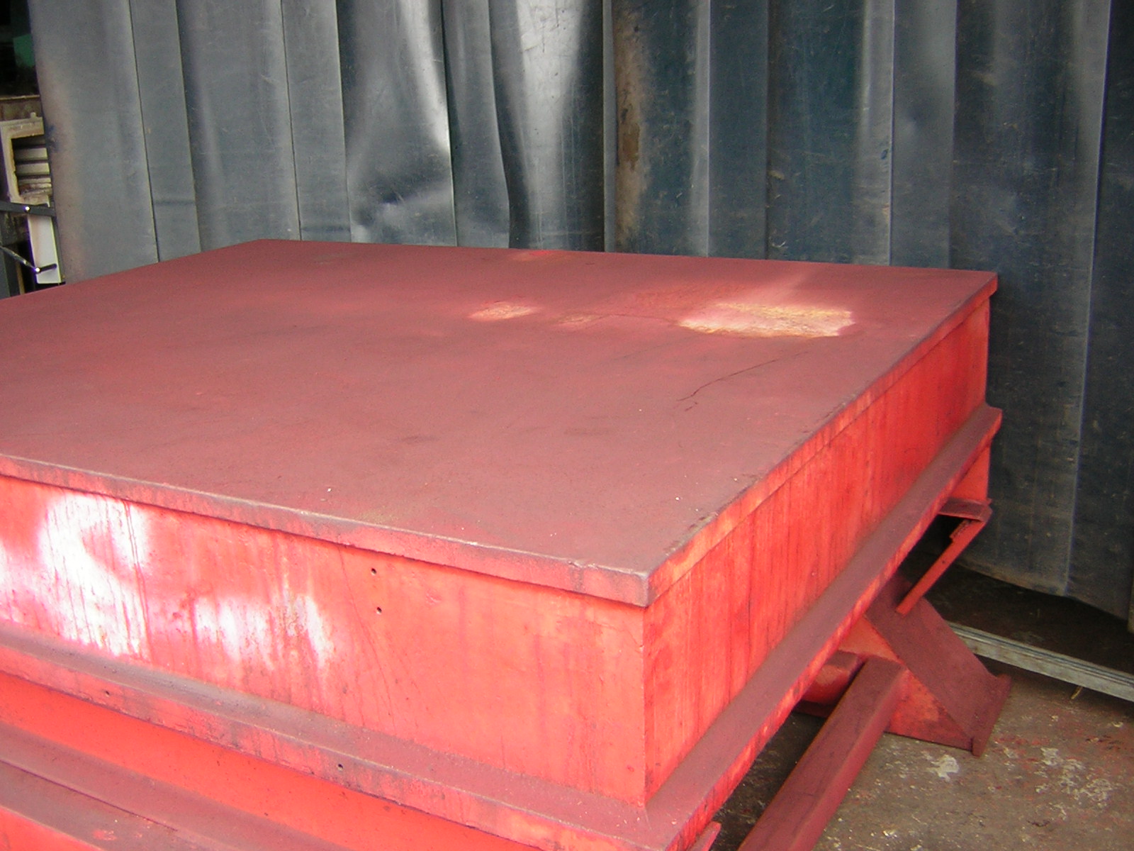 Steel Table, 6ft x 5ft