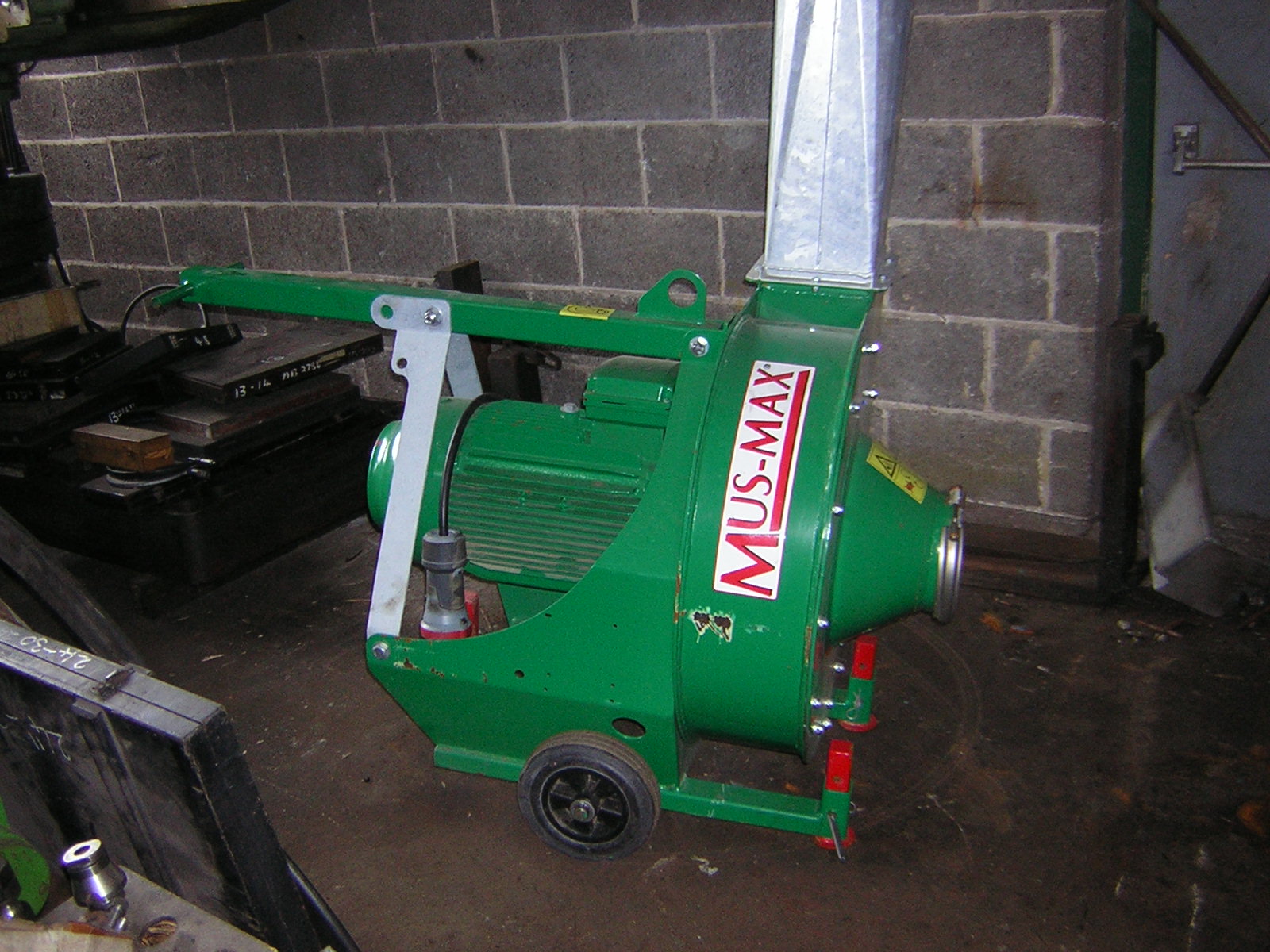 Mus - Max, Wood Chip Suction Fan