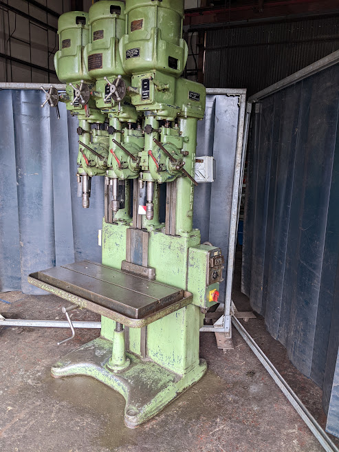 Herbert 3 in-line Pillar Drill
