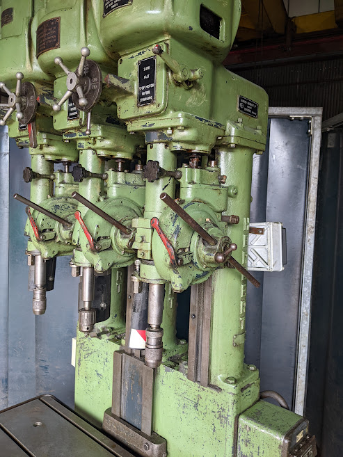 Herbert 3 in-line Pillar Drill