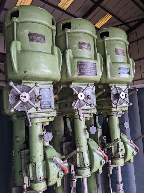 Herbert 3 in-line Pillar Drill