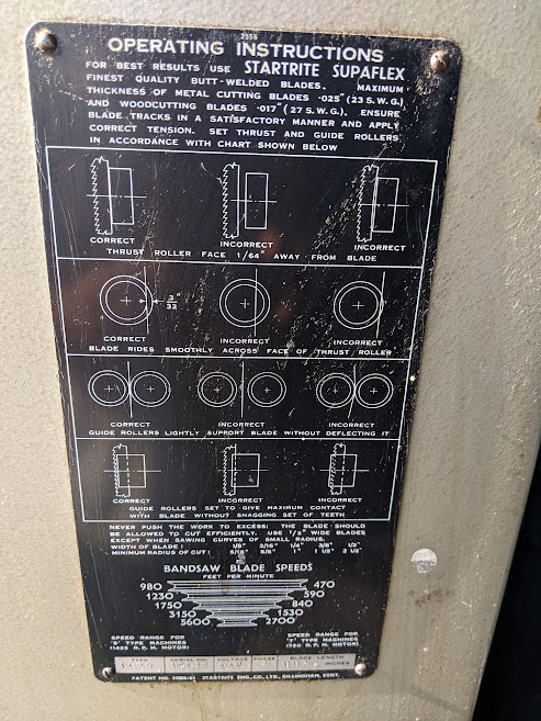 Startrite 14VS Vertical Bandsaw