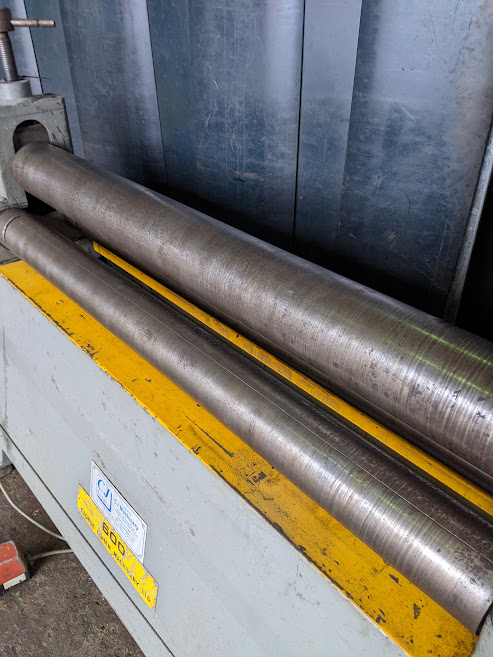 Pyramid Top  Roll Slip Powered Rolls