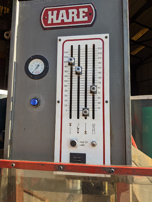 Hare 25ton Hydraulic Press, Model 25GP