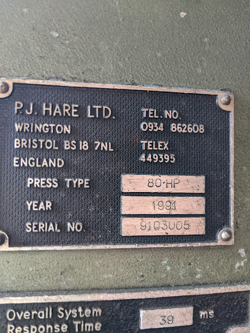 Hare Hydraulic 80 ton Hydraulic Press