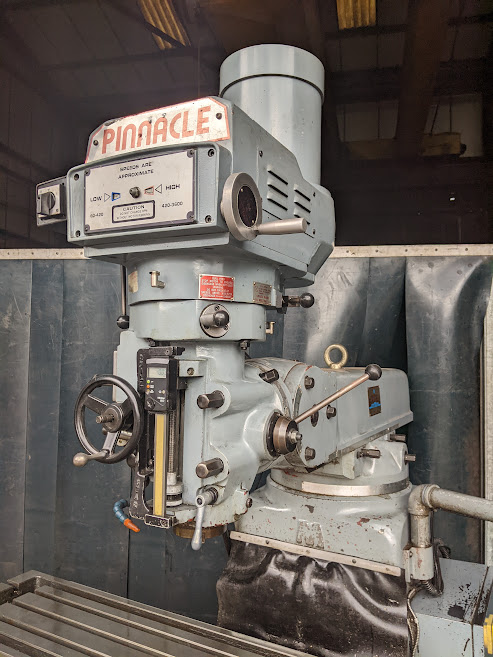 Pinnacle PKT M5VS Turret Mill