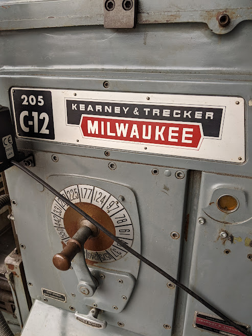 Kearney and Trecker 205 C-12 Miller