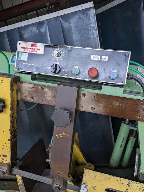 Qualters and Smith 350 Horizontal Bandsaw