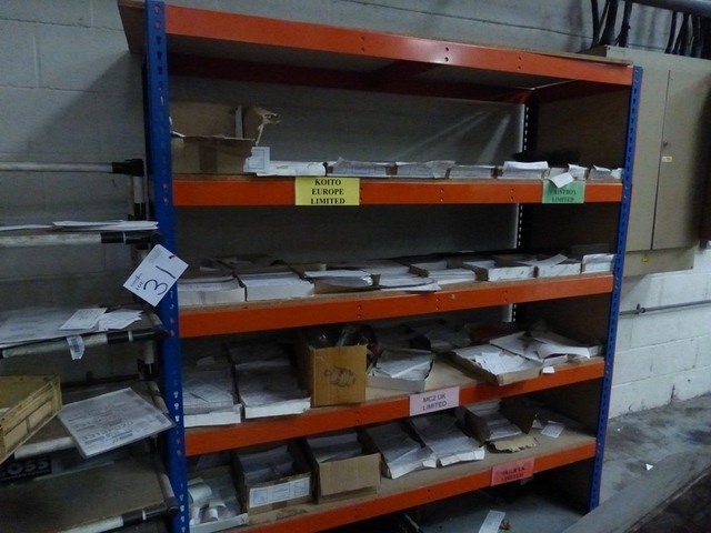 9 Bays 1.8m x 460mm x 2m approx Boltless Racking