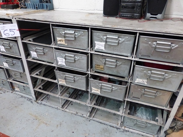 Steel Rack with 10 Tote Tins