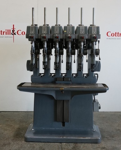 Pollard Type 100 A/6. 6 Spindle Pillar Drill