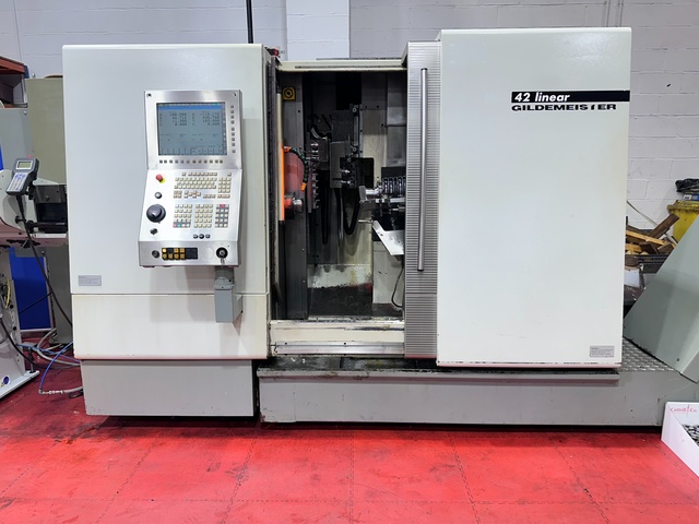 DMG Gildemeister Sprint 42 Linear CNC Automatic Lathe