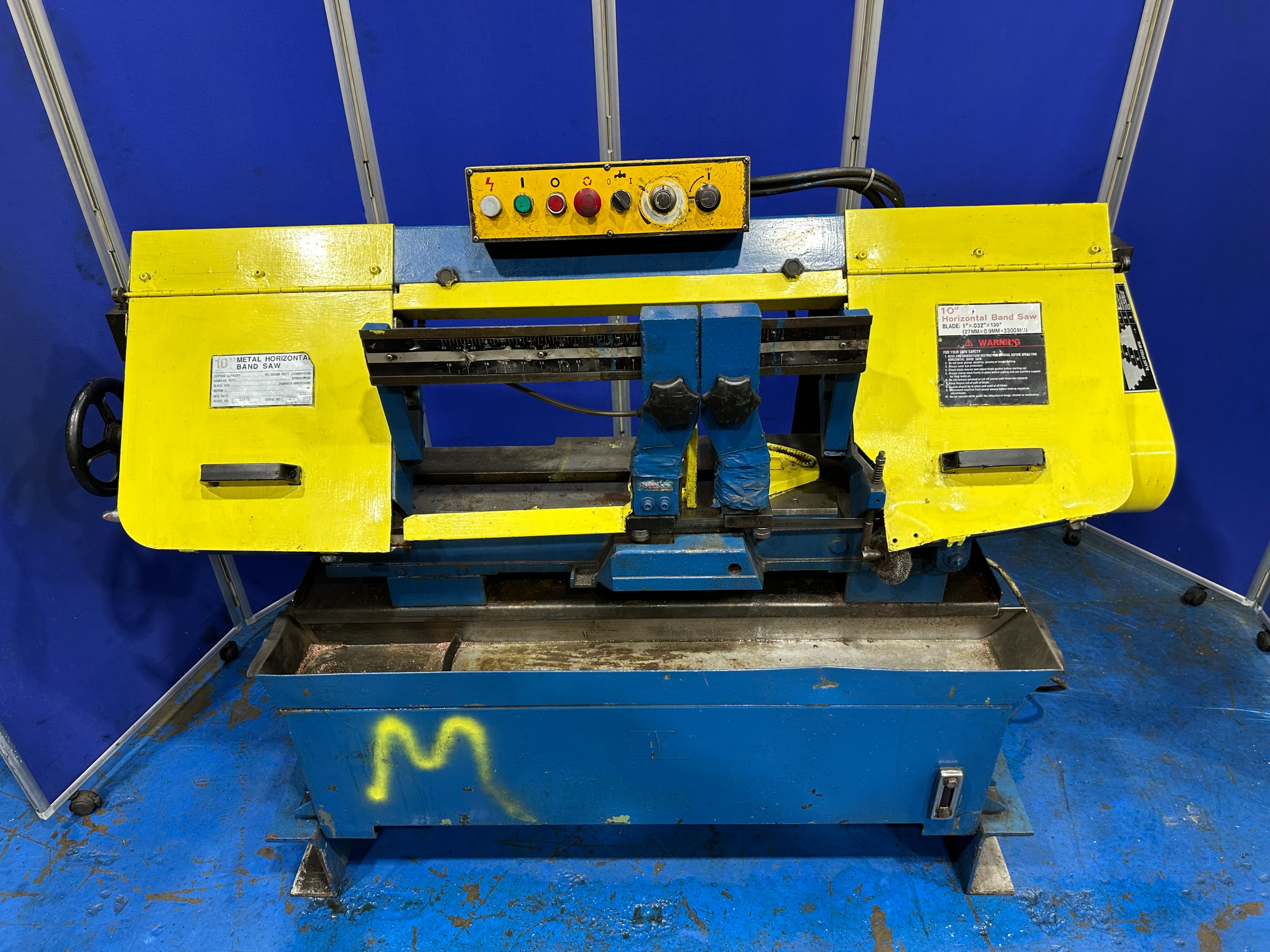 10" Horizontal Bandsaw Model 07745