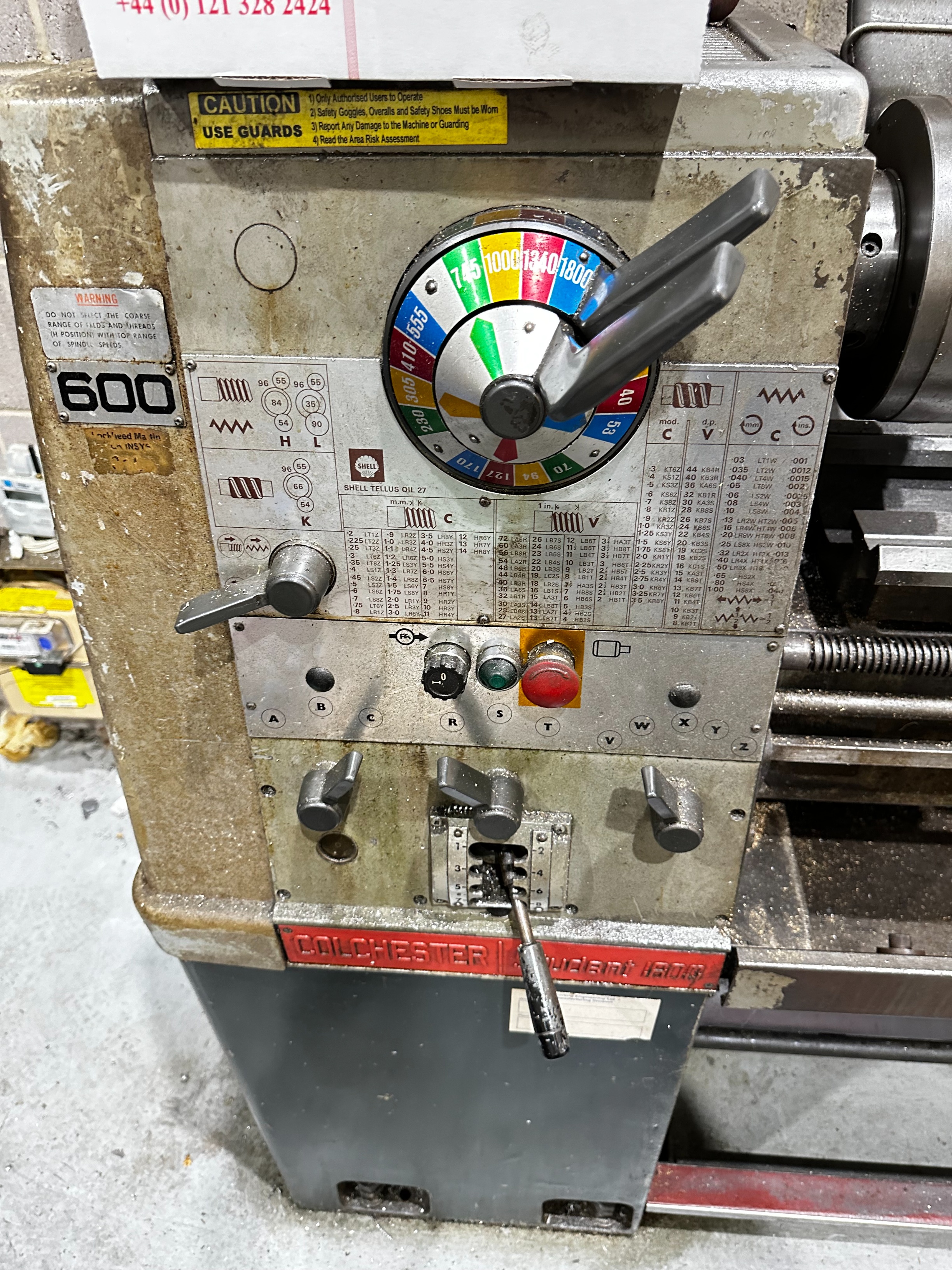 Colchester Student 1800 Gap Bed Centre Lathe