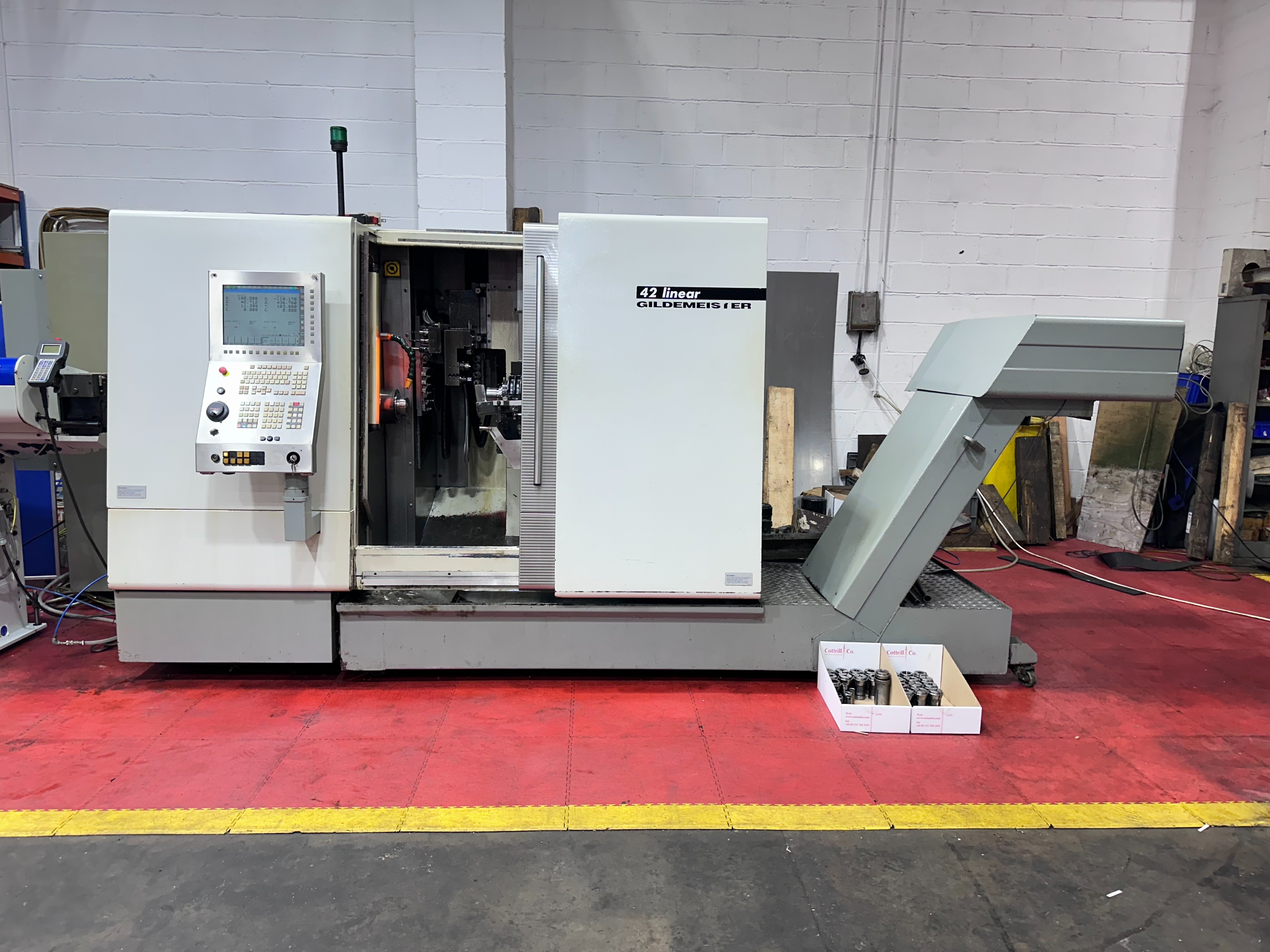 DMG Gildemeister Sprint 42 Linear CNC Automatic Lathe