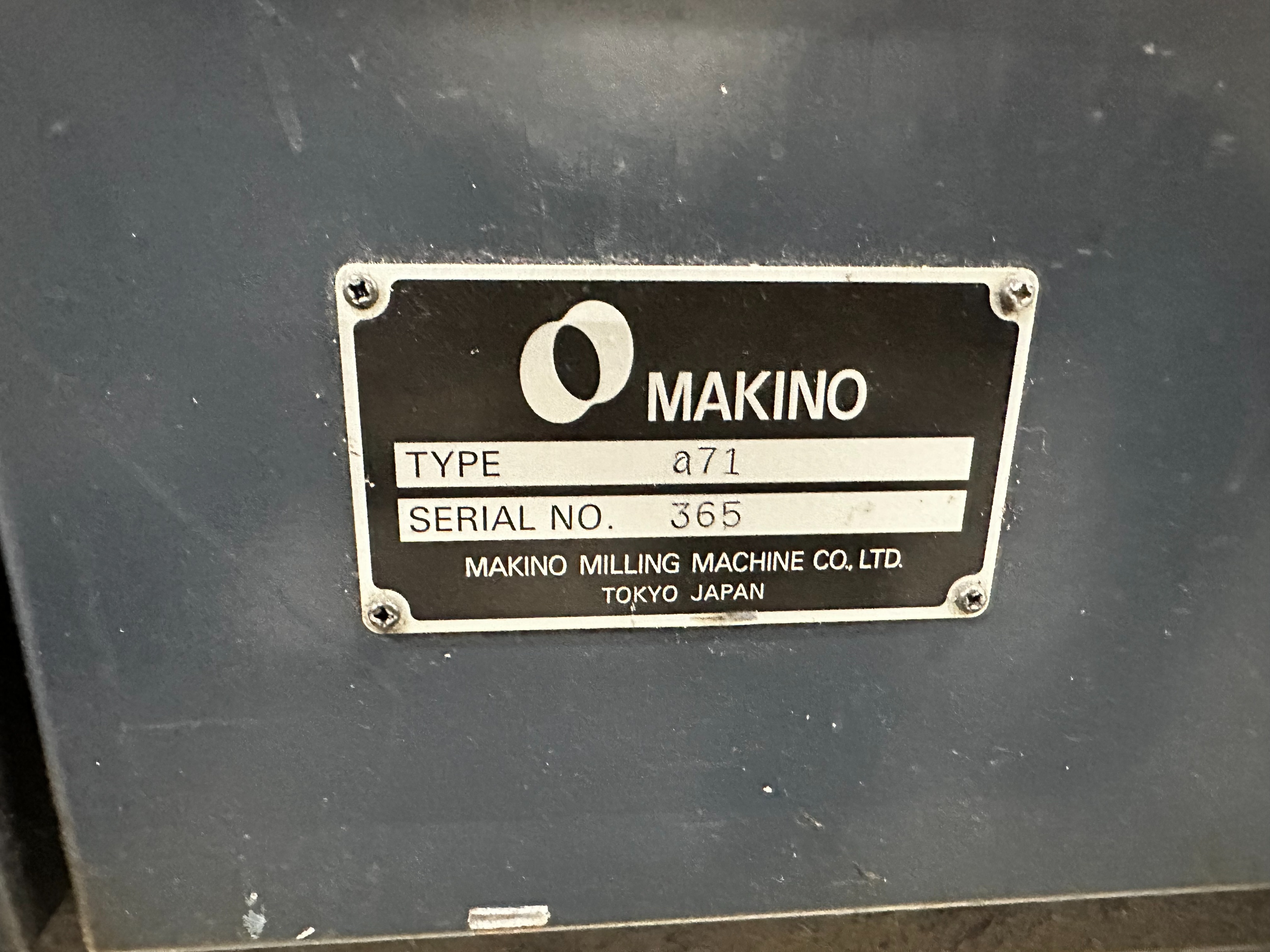 Makino A71 Horizontal Machining Centre