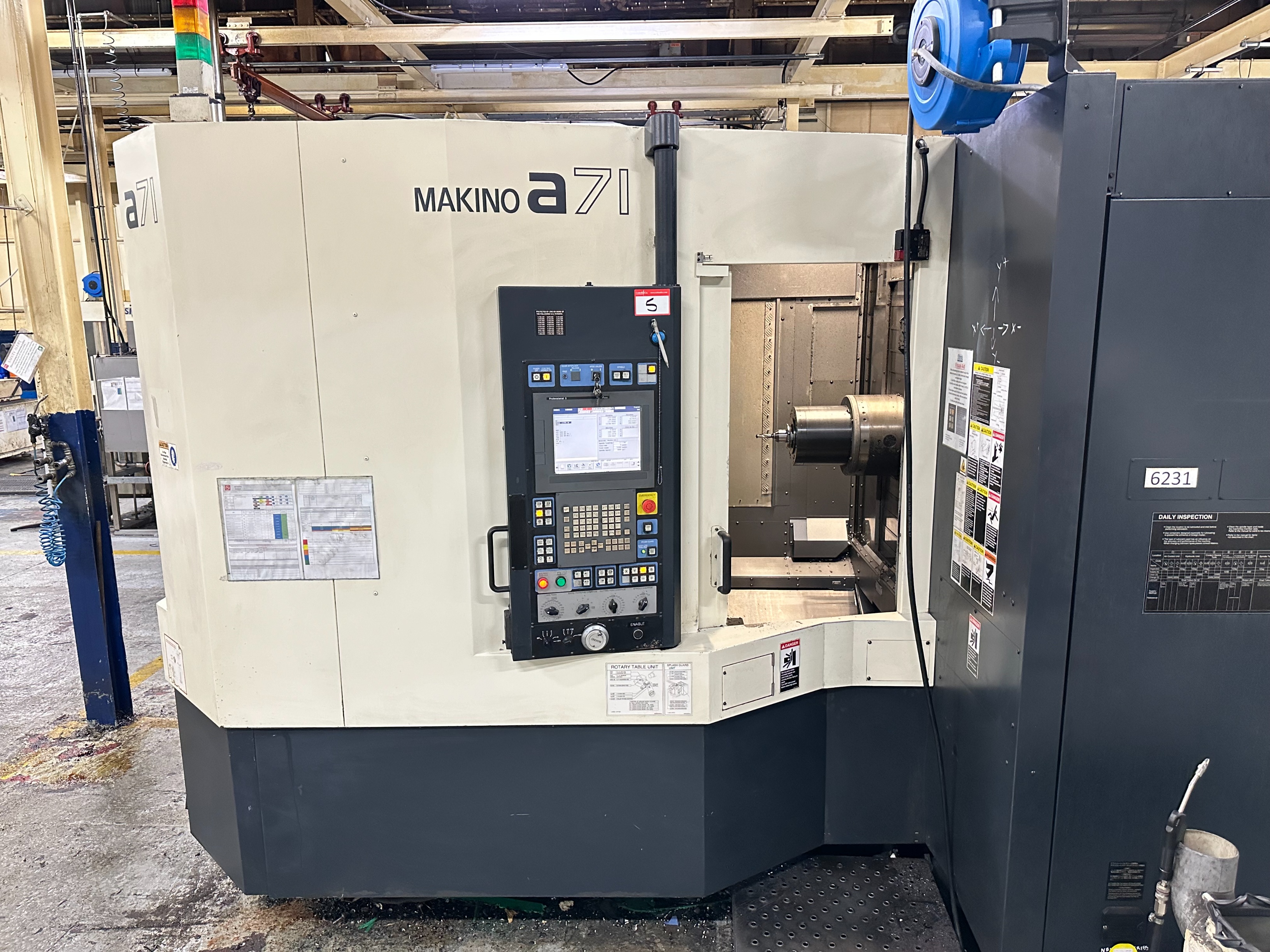 Makino Model A 71 4 Axis CNC Horizontal Machining Centre