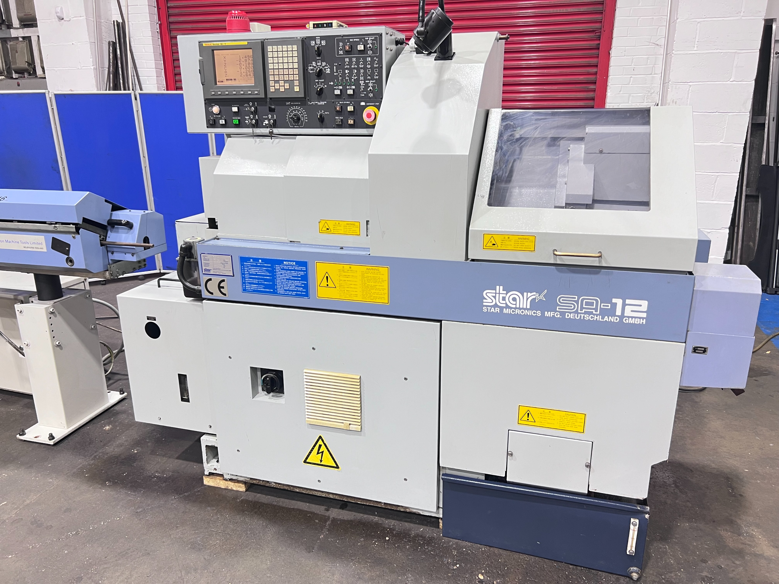 Star Micronics SA-12 Sliding Head Automatic Lathe