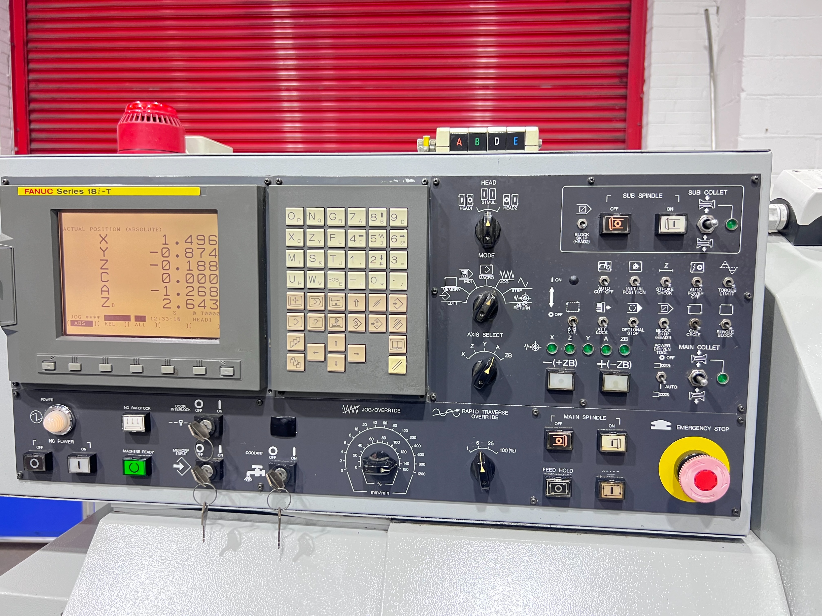 Star Micronics SA-12 Sliding Head Automatic Lathe