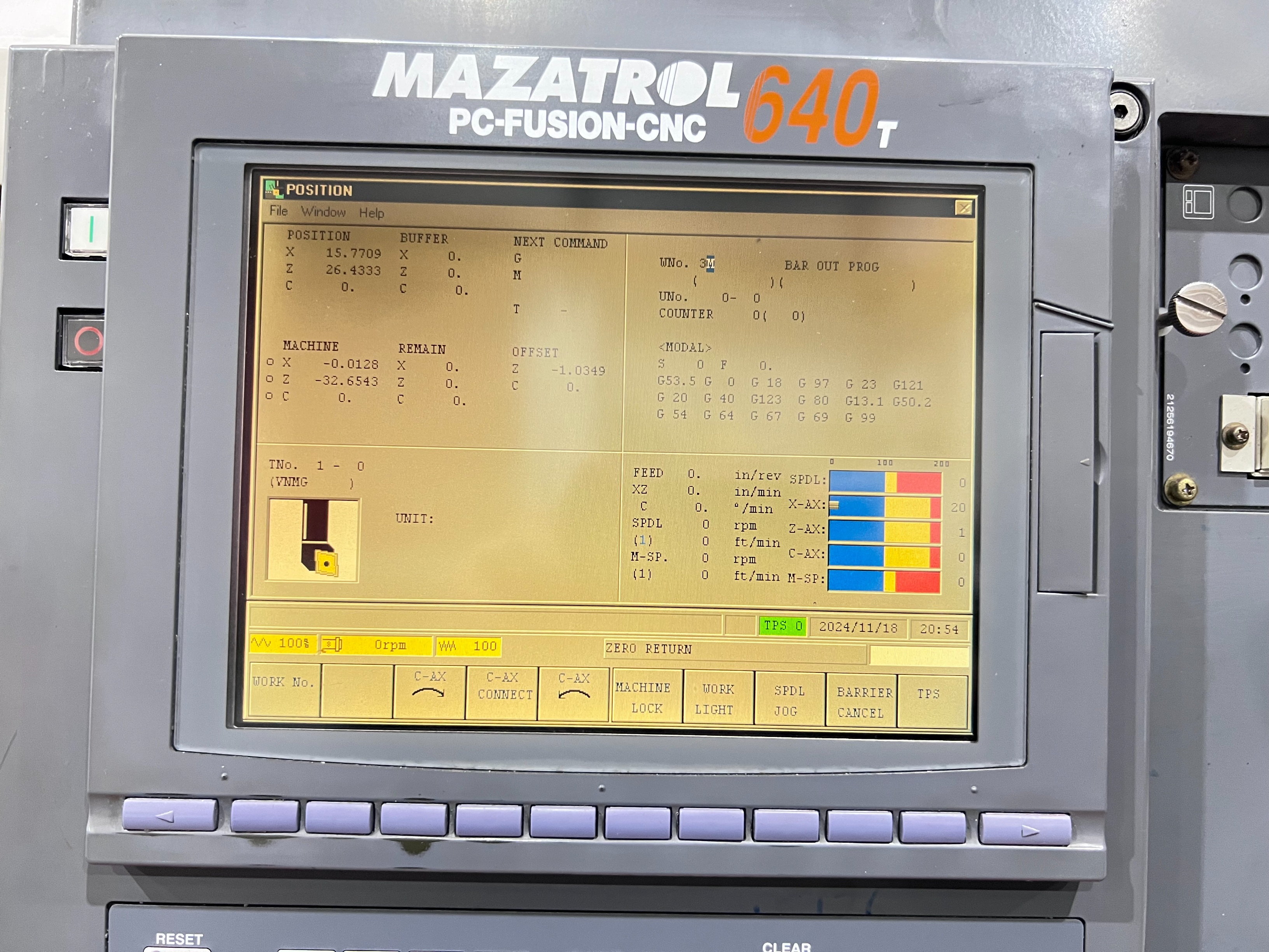 Mazak Super Quick Turn 28M CN Lathe