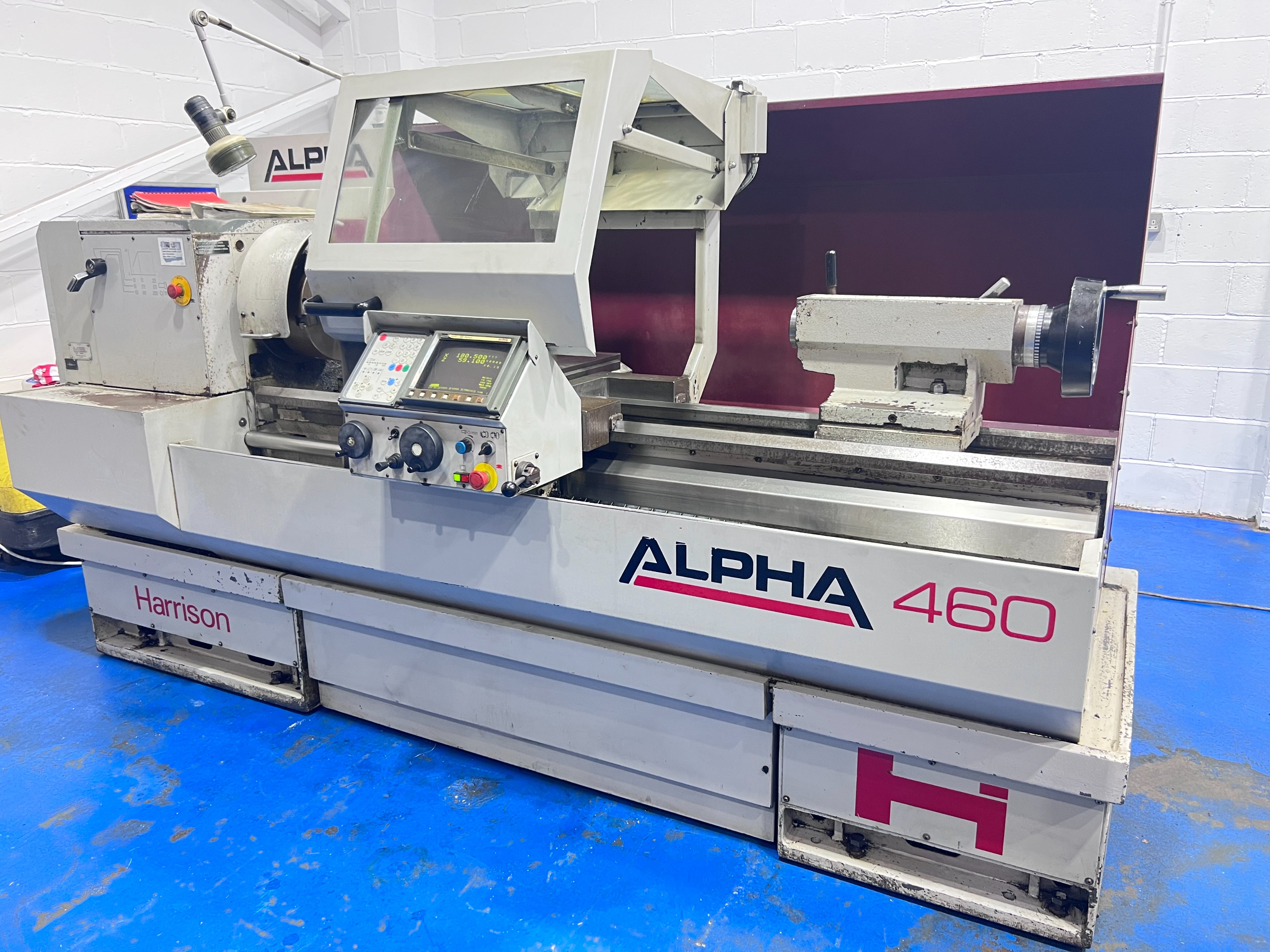 Harrison Alpha 460 CNC/Manual Gap Bed Centre Lathe