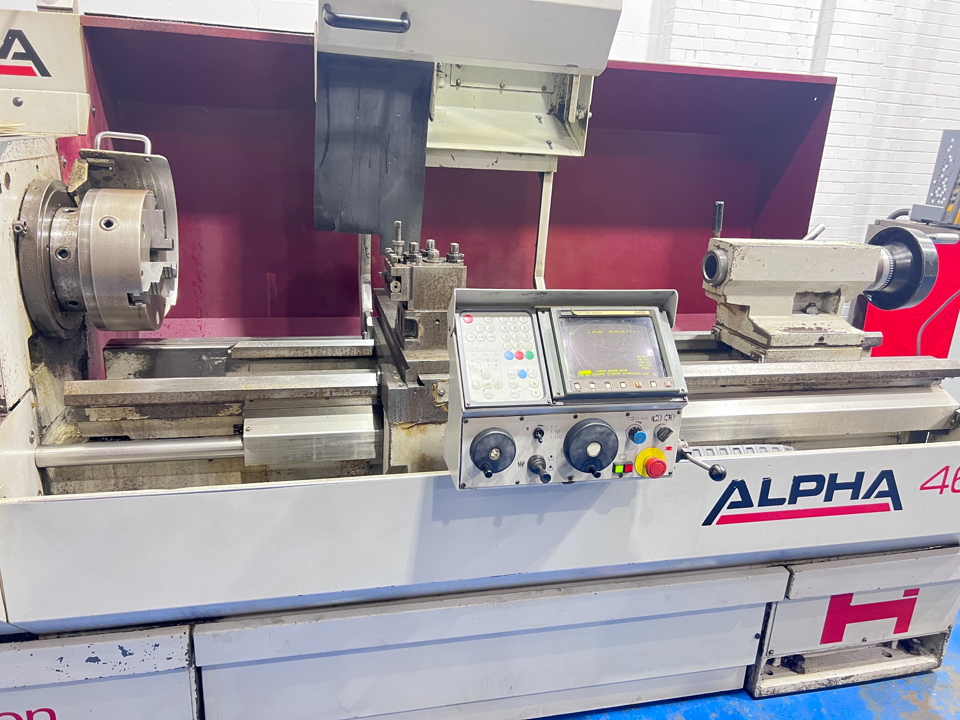 Harrison Alpha 460 CNC/Manual Gap Bed Centre Lathe
