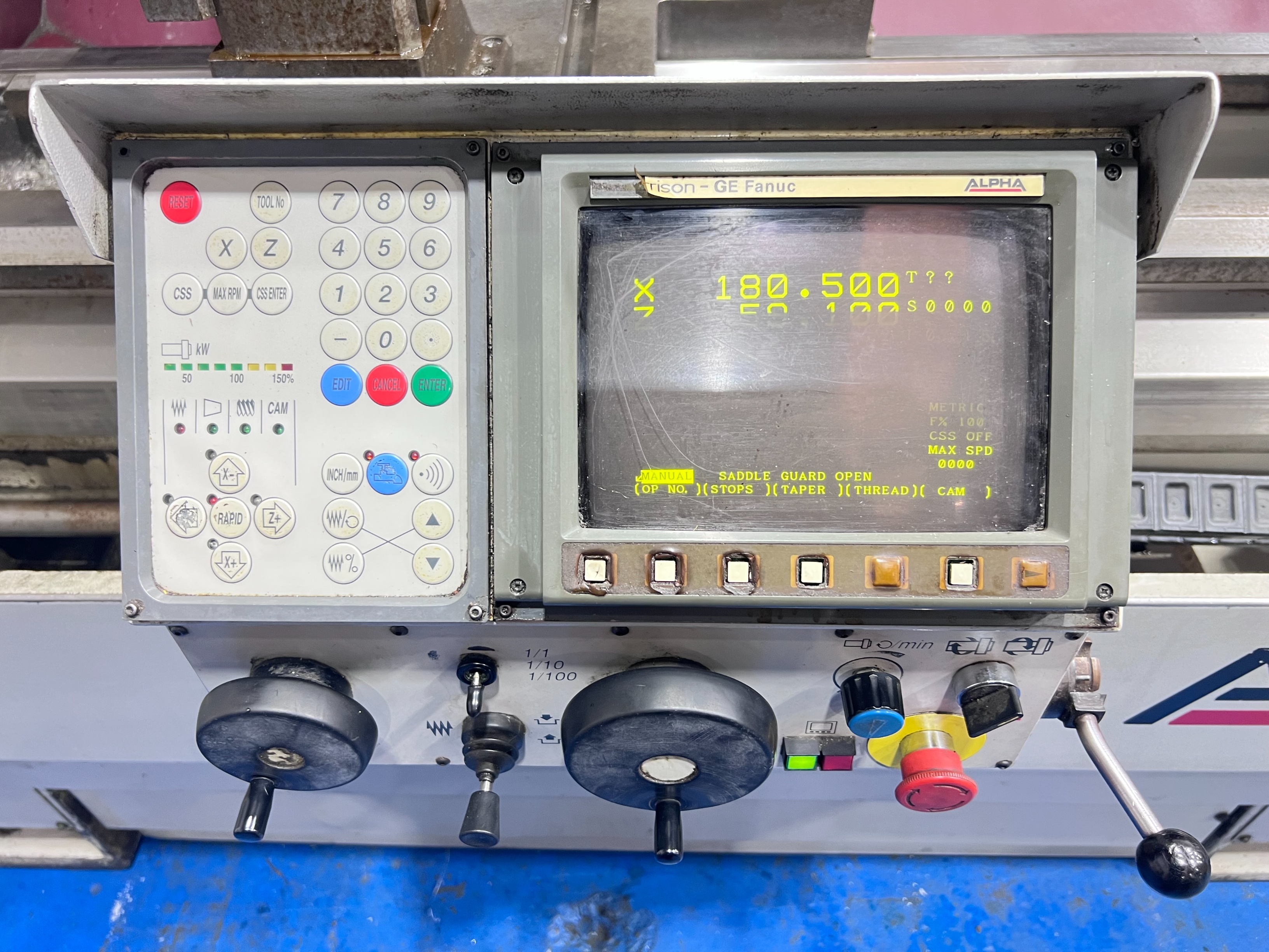 Harrison Alpha 460 CNC/Manual Gap Bed Centre Lathe